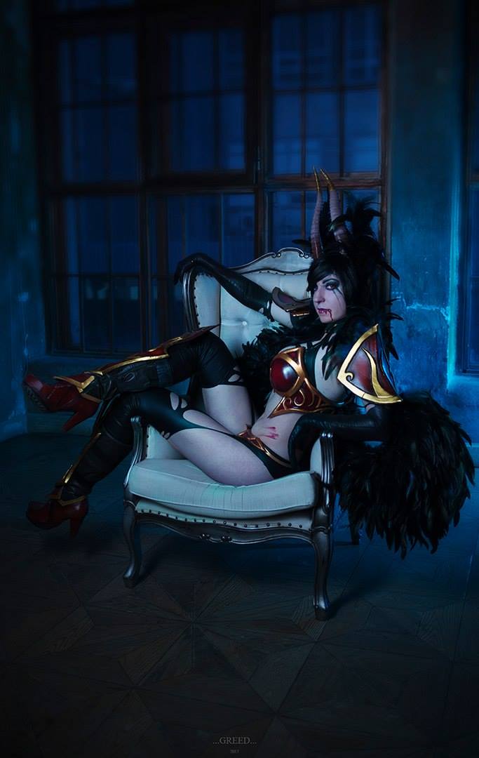 Dota 2 - Akasha (Queen of Pain) (Adornments of Blight) Cosplay - character photo