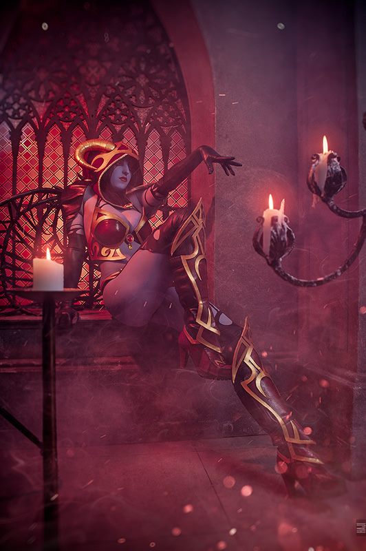 Dota 2 - Akasha (Queen of Pain) (Throes of Anguish) Cosplay - refined study