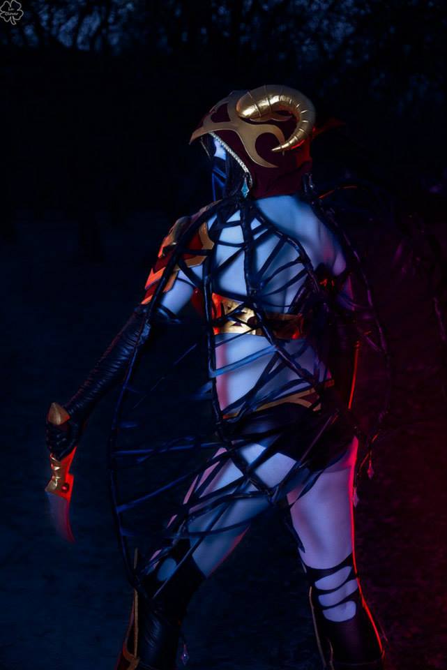 Dota 2 - Akasha (Queen of Pain) (Throes of Anguish) Cosplay - character analysis