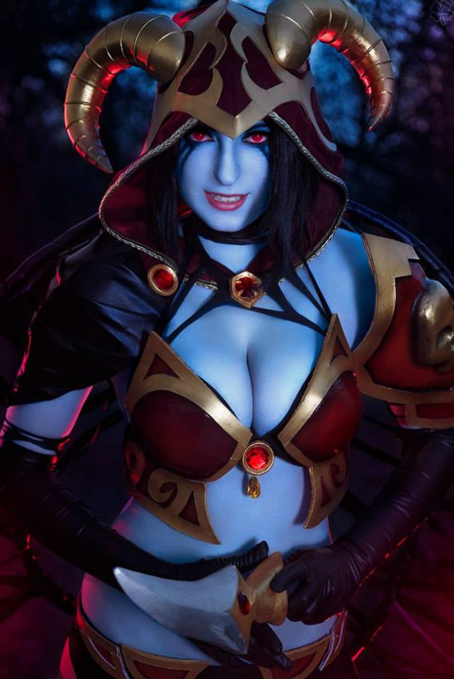 Dota 2 - Akasha (Queen of Pain) (Throes of Anguish) Cosplay - character photo