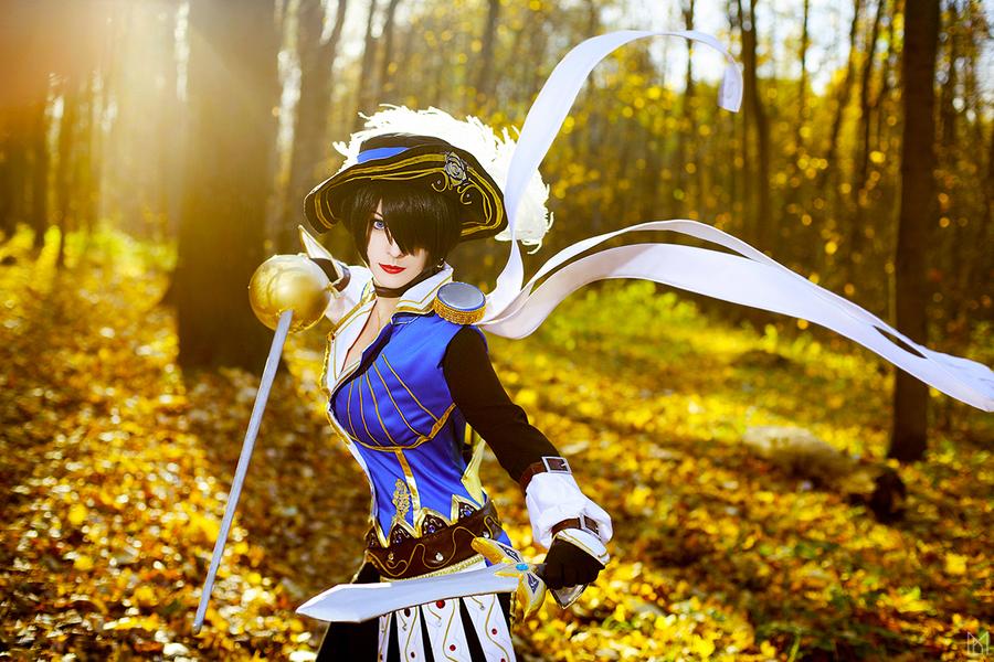 League of Legends - Fiora (Royal Guard) Cosplay - costume show League of Legends - Fiora (Royal Guard) Cosplay - costume show