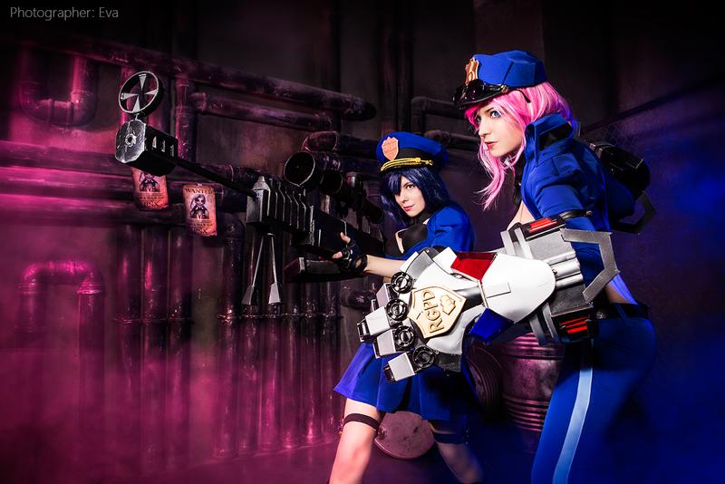 league of legends e28093 vi officer cosplay 11