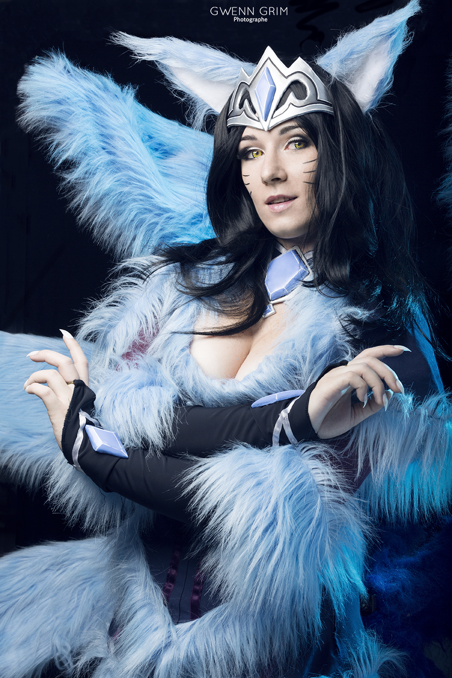 League of Legends - Ahri (Midnight) Cosplay - anime costume League of Legends - Ahri (Midnight) Cosplay - anime costume