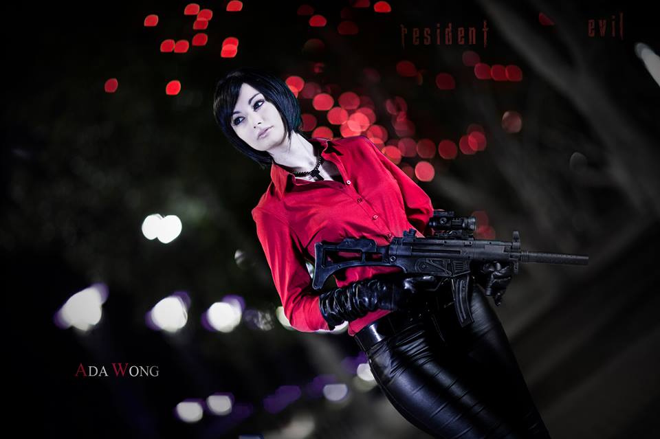 Resident Evil 6 - Ada Wong Cosplay - full length character portrait