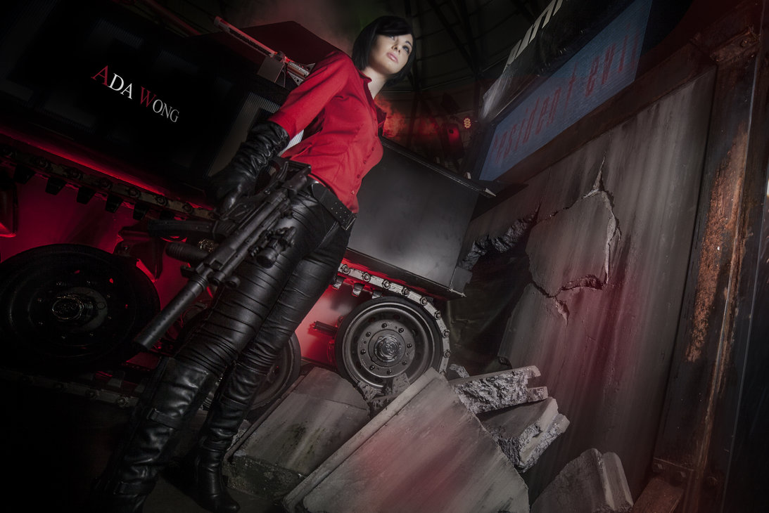 Resident Evil 6 - Ada Wong Cosplay - full length photo