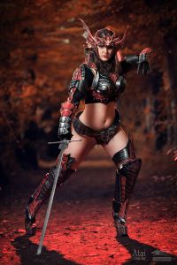 Lineage 2 - Human (Female) (Draconic Light Armor) Cosplay