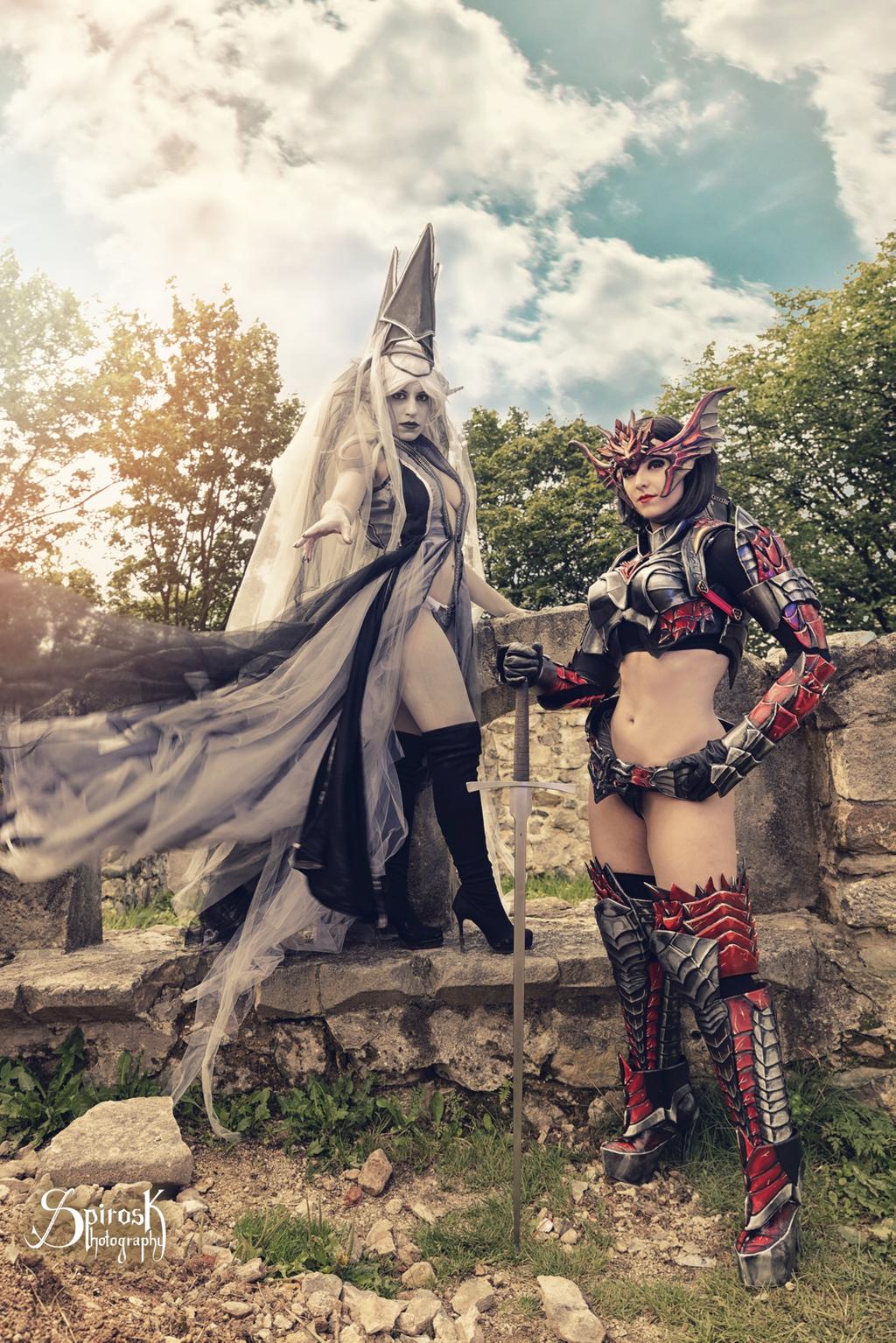 Lineage 2 - Human (Female) (Draconic Light Armor) Cosplay - nuanced study