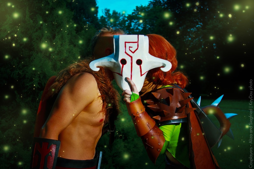 Dota 2 - Lyralei (Windranger) (Bindings of the Battleranger) Cosplay - full length port.