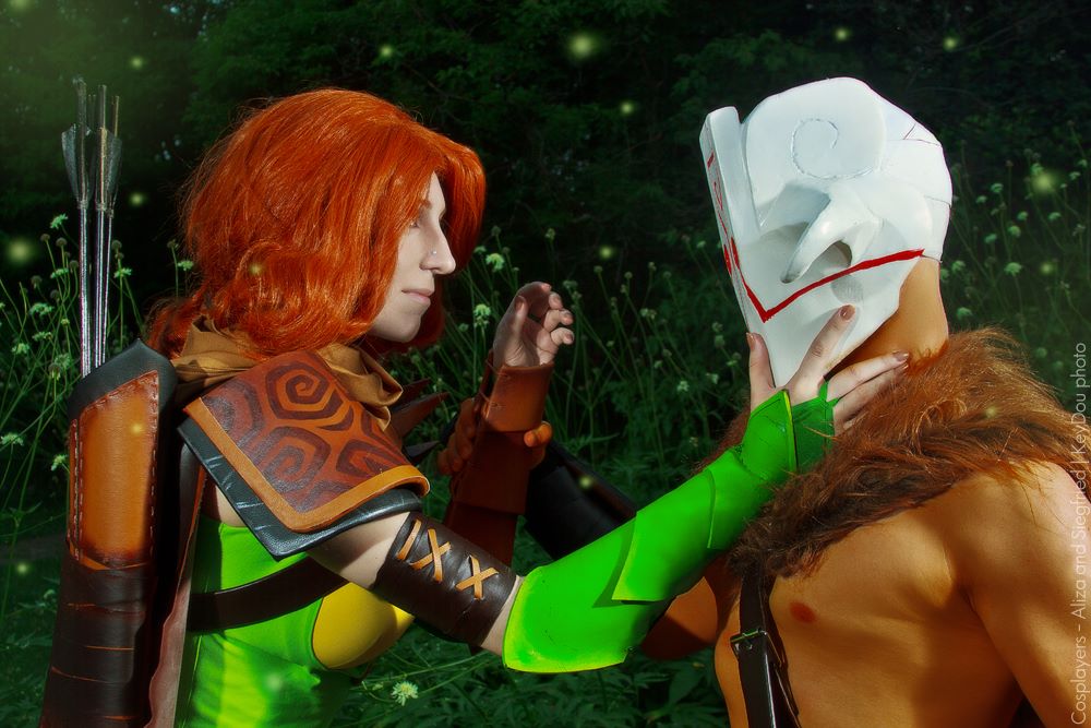 Dota 2 - Lyralei (Windranger) (Bindings of the Battleranger) Cosplay - costume portrait