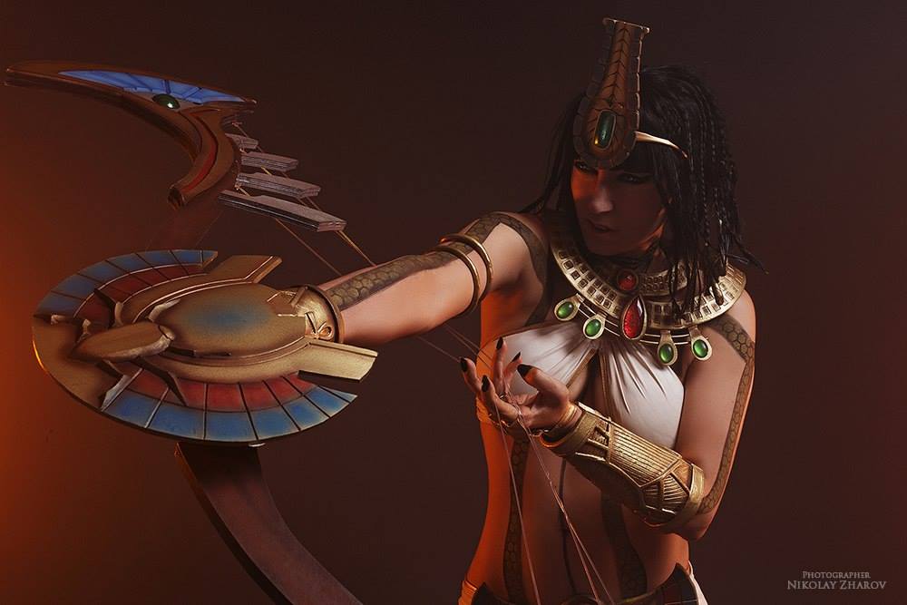 Smite - Neith (Weaver of Fate) Cosplay - mature aesthetic capture