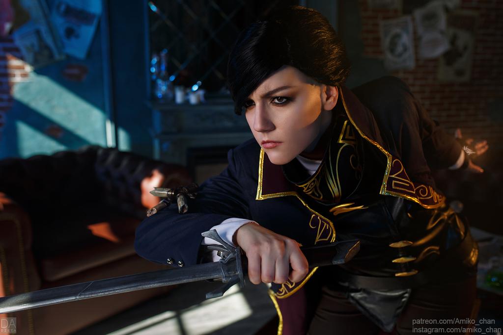 Dishonored 2 - Emily Kaldwin (Emily Drexel Lela Kaldwin) Cosplay - portrait photo Dishonored 2 - Emily Kaldwin (Emily Drexel Lela Kaldwin) Cosplay - portrait photo