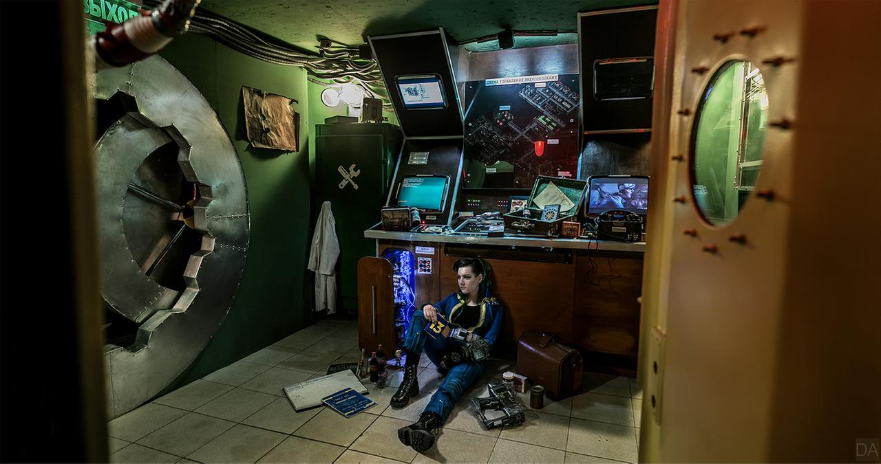 Fallout 3 - Vault Dweller Cosplay - character portrait photography
