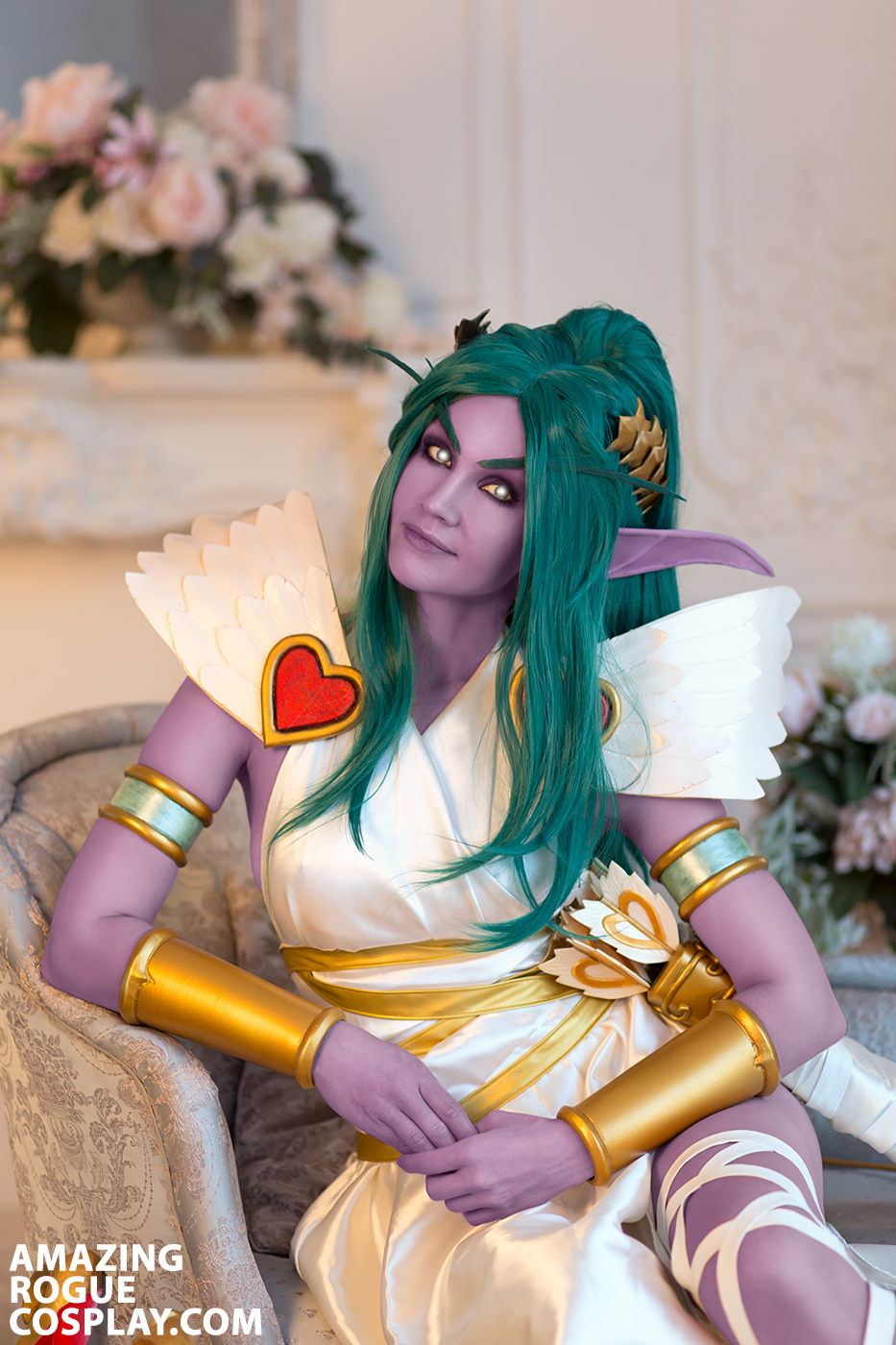 Heroes of the Storm - Tyrande Whisperwind (Love Goddess) Cosplay - anime costume