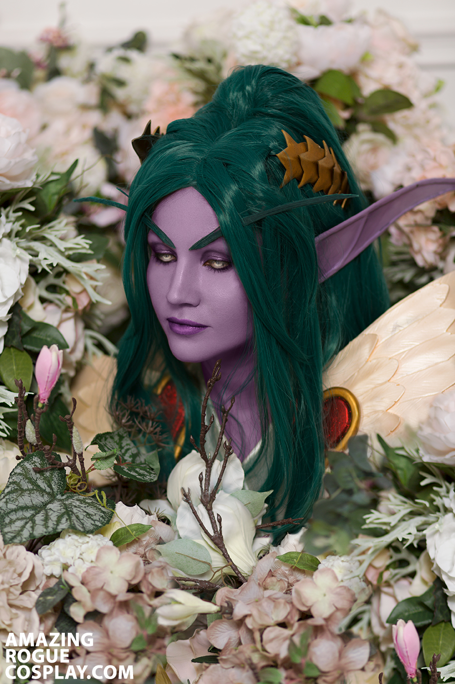 Heroes of the Storm - Tyrande Whisperwind (Love Goddess) Cosplay - full length photo