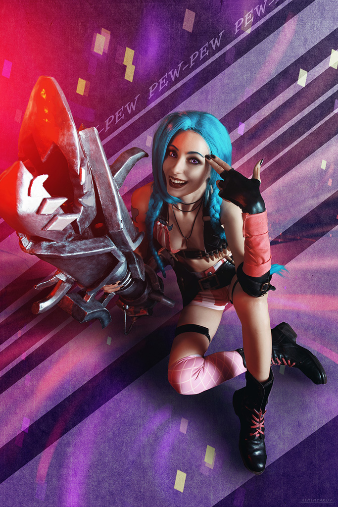 League of Legends - Jinx Cosplay - inspired character capture