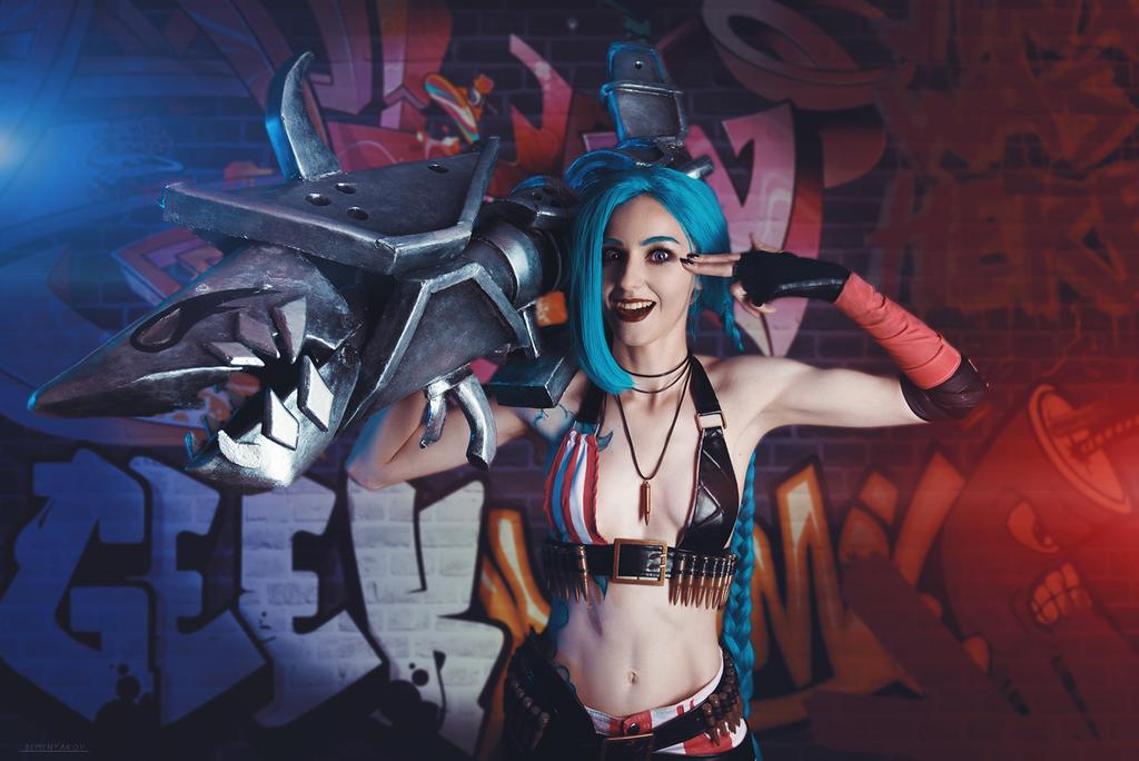 League of Legends - Jinx Cosplay - visual character exploration