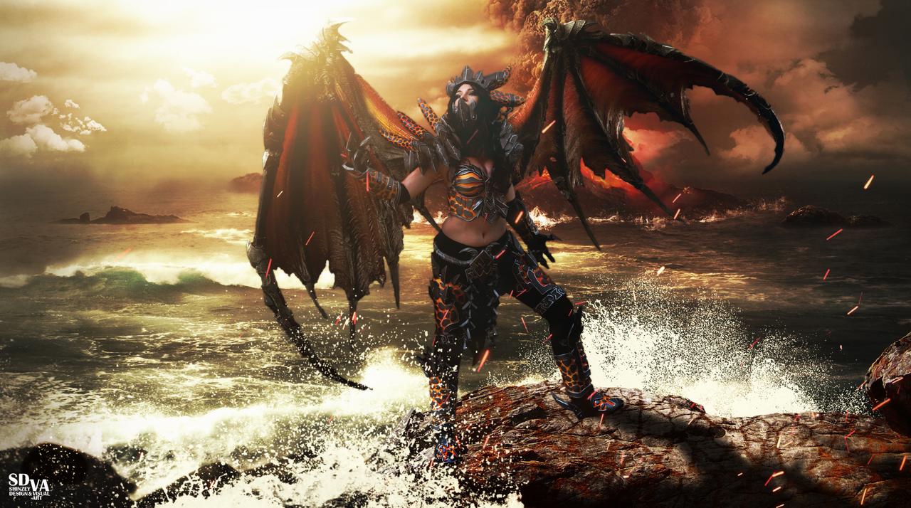 world of warcraft cataclysm e28093 deathwing female cosplay 9
