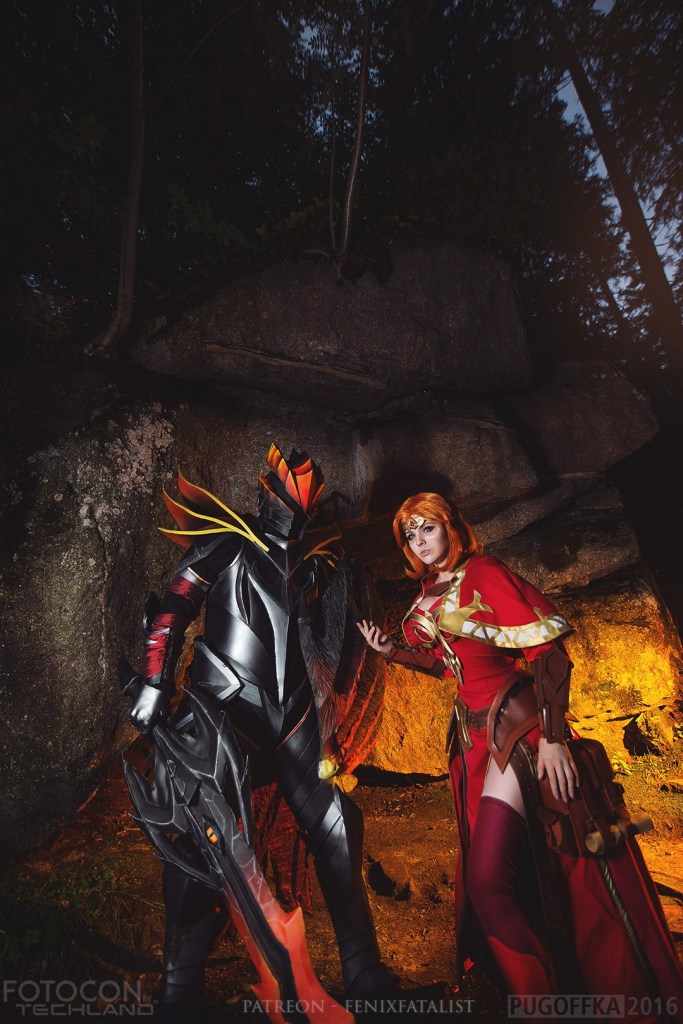 Dota 2 - Lina (Slayer) (Smoldering Journey) Cosplay - recreation