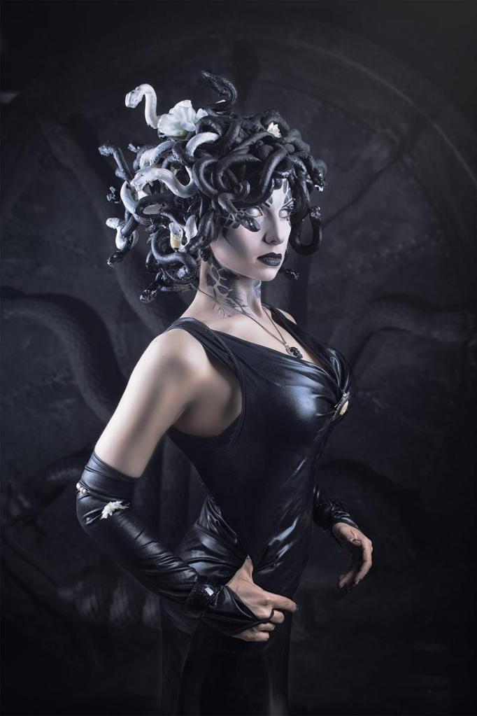 Medusa Gorgon Original Vision Cosplay - artistic framing portrait