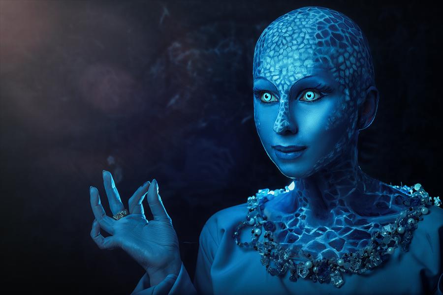 Farscape - Pa u Zotoh Zhaan Cosplay - inspired character capture