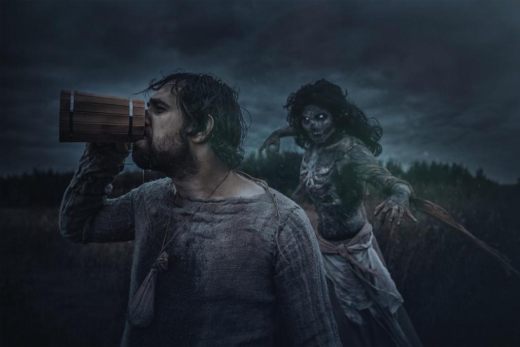 The Witcher 3 - Wild Hunt - Nightwraith Cosplay - inspired capture