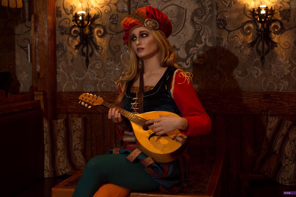 The Witcher 3 - Wild Hunt - Priscilla (Callonetta) Cosplay - anime costume