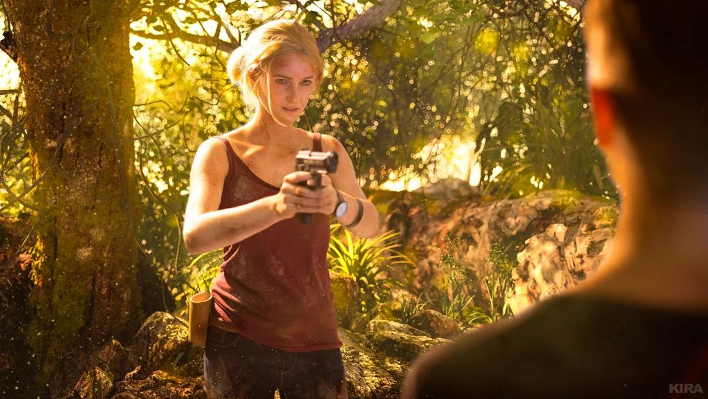 Uncharted 4 - A Thiefs End - Elena Fisher Cosplay - full length photo