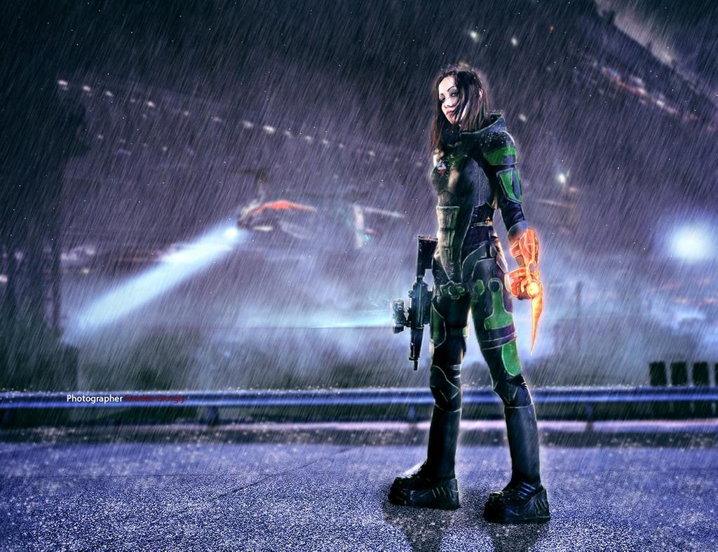 Mass Effect 3 - Commander Shepard (Female) Cosplay - anime costume
