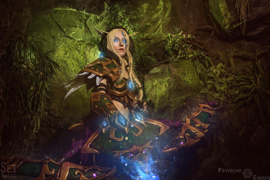 World of Warcraft - Battle for Azeroth - Alleria Windrunner Cosplay - delicate portrait