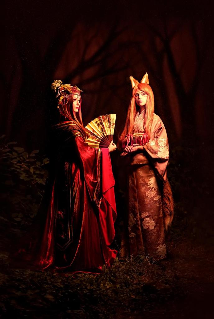 Inari &amp; Kitsune (Japanese Mythology) Original Vision Cosplay - cosplay study