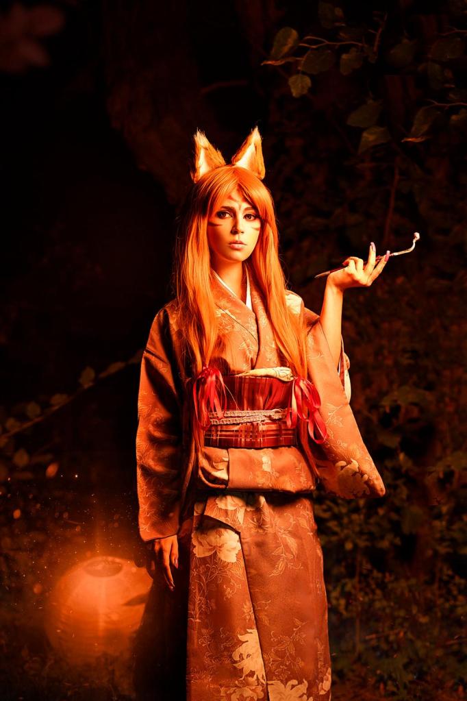 Inari &amp; Kitsune (Japanese Mythology) Original Vision Cosplay - full body port.