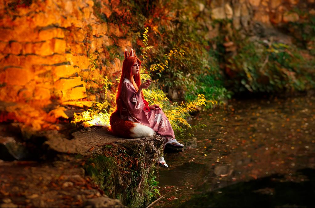 Inari &amp; Kitsune (Japanese Mythology) Original Vision Cosplay - portrait photo