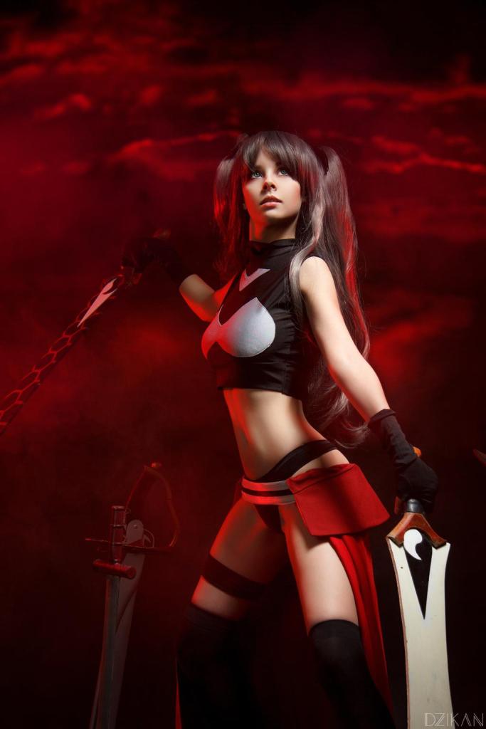 Fate Stay Night - Rin Tohsaka (Aniplex) Cosplay - expressive portrait