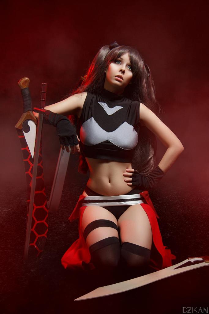 Fate Stay Night - Rin Tohsaka (Aniplex) Cosplay - artistic framing