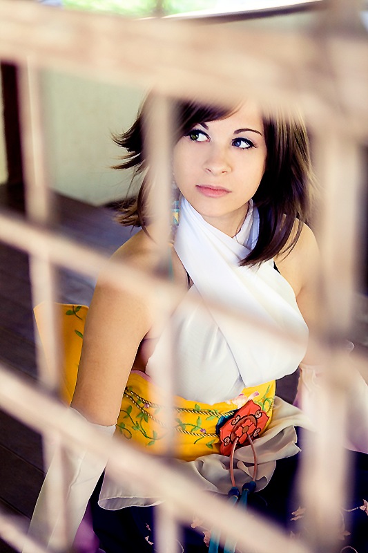 Final Fantasy 10 - Yuna Cosplay - character recreation portrait
