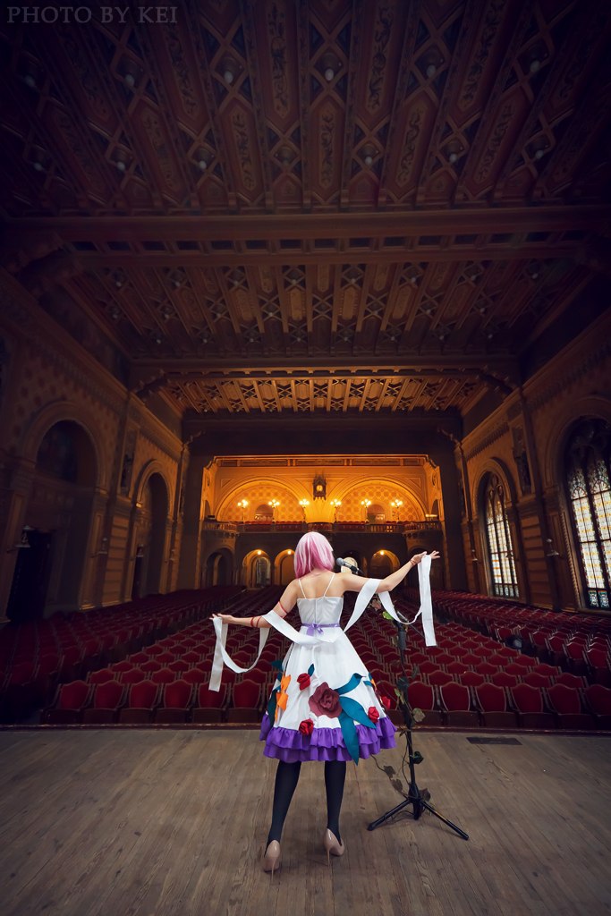 Guilty Crown - Inori Yuzuriha (White Flower) Cosplay - full length photo Guilty Crown - Inori Yuzuriha (White Flower) Cosplay - full length photo