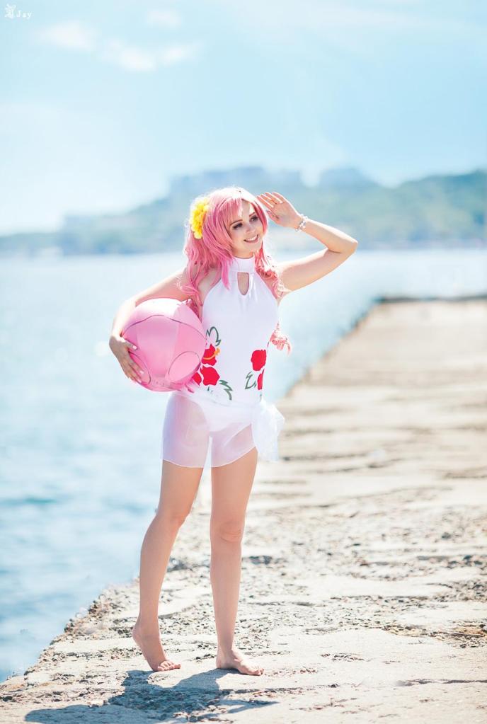 gundam seed destiny lacus clyne swimsuit cosplay 5