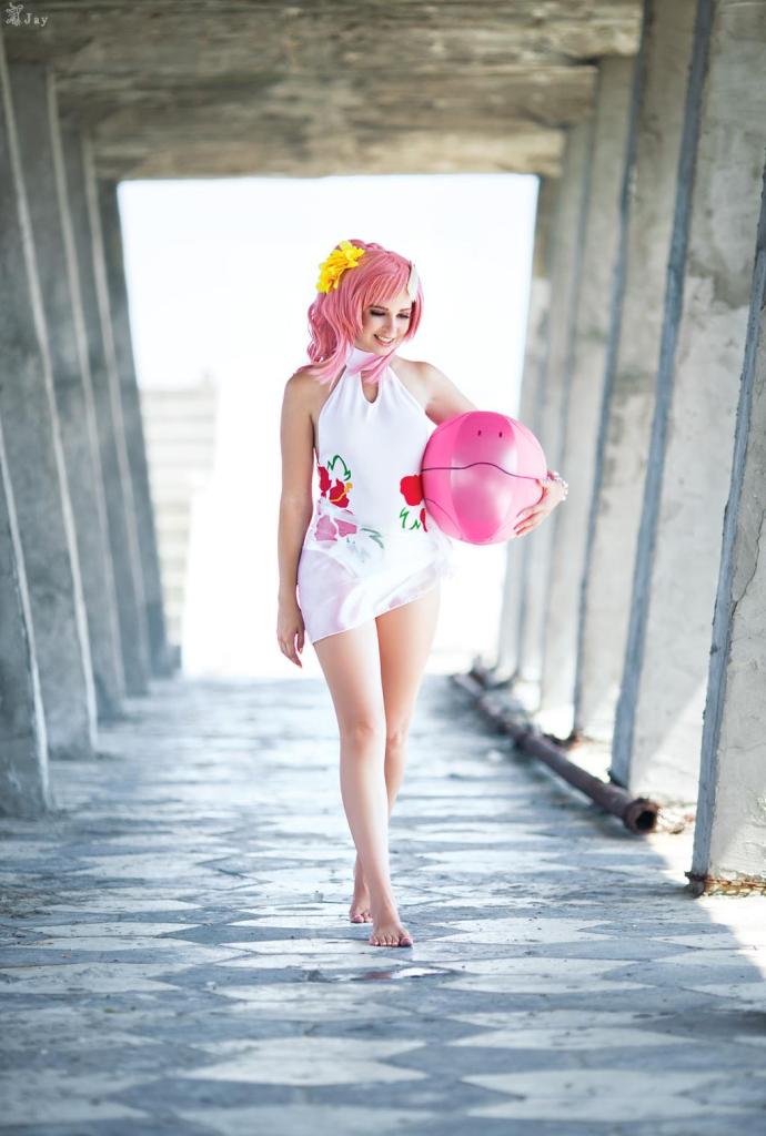 gundam seed destiny lacus clyne swimsuit cosplay 9