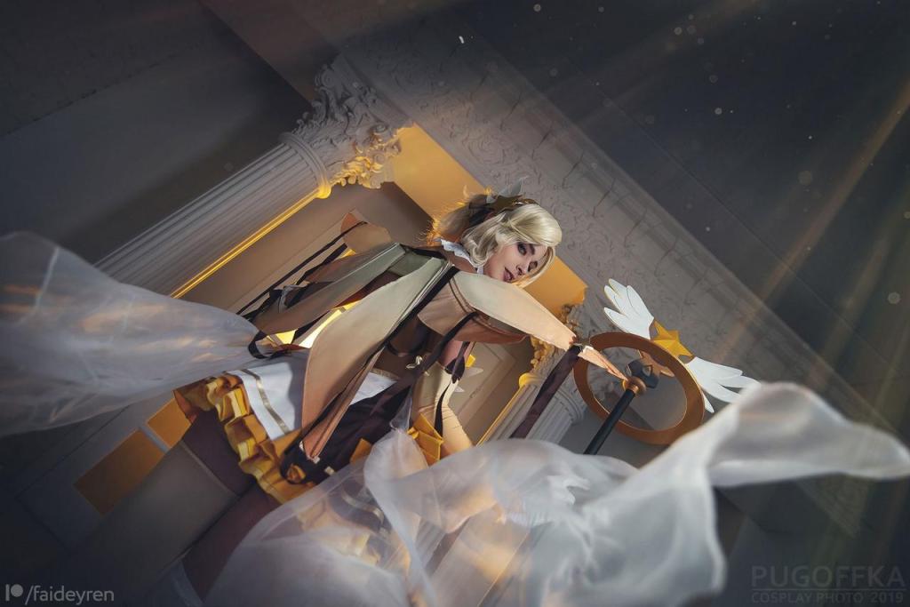 Overwatch - Mercy (Magical Girl) (Concept) Cosplay - authentic view