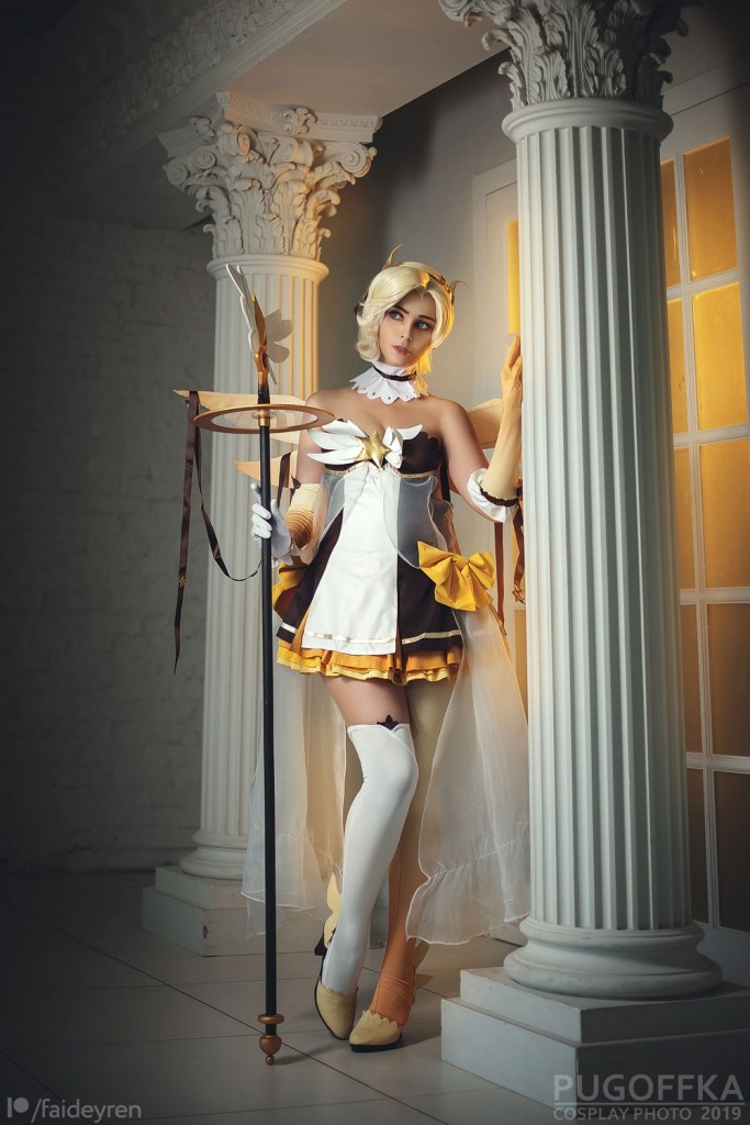 Overwatch - Mercy (Magical Girl) (Concept) Cosplay - light aesthetic