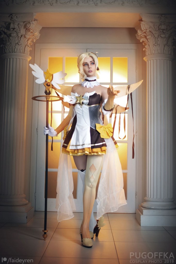 Overwatch - Mercy (Magical Girl) (Concept) Cosplay - artistic framing