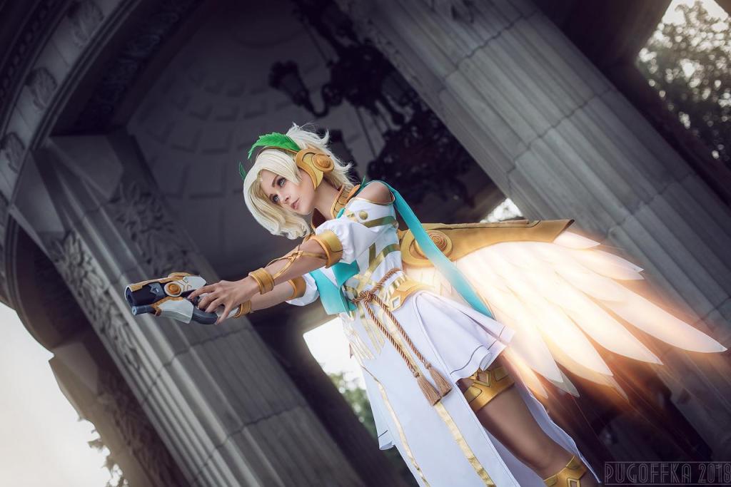 Overwatch - Mercy (Winged Victory) Cosplay - recreation