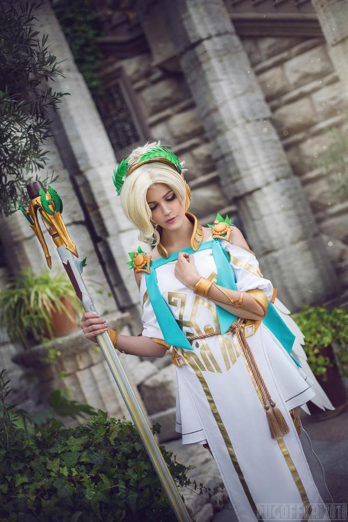 Overwatch - Mercy (Winged Victory) Cosplay - portrait photo
