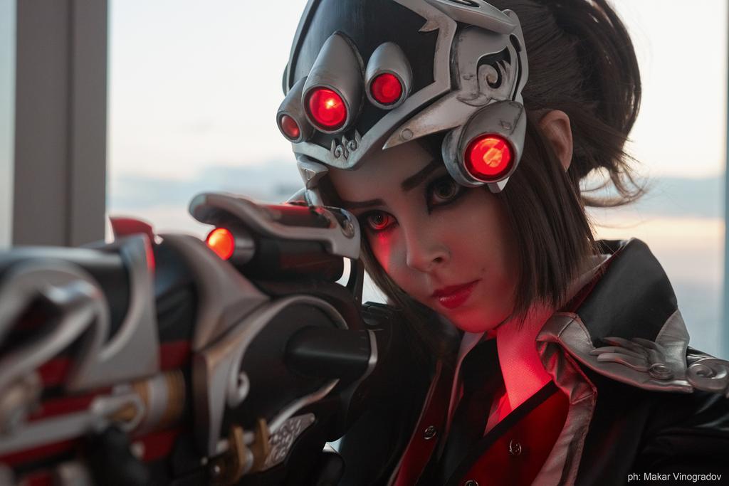 Overwatch - Widowmaker (Huntress) Cosplay - cosplay study