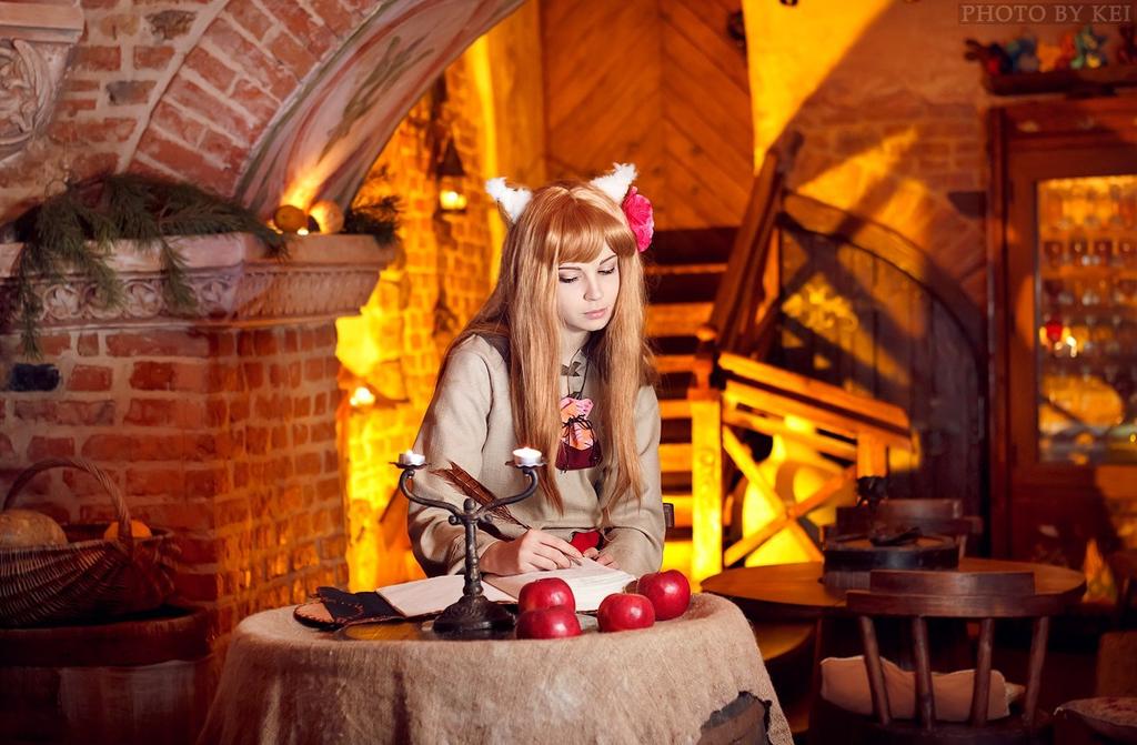 Spice and Wolf - Holo Cosplay - character recreation portrait