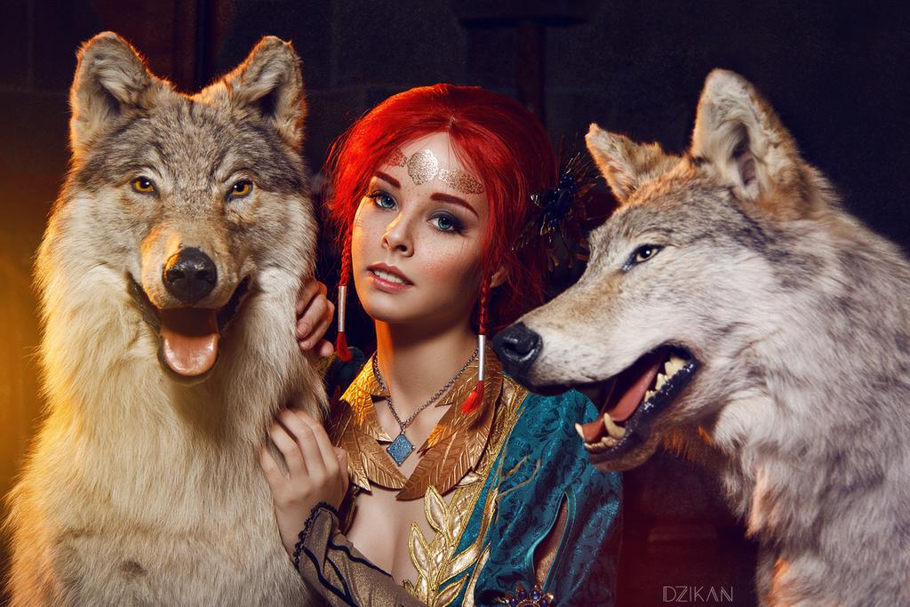 The Witcher 3 - Wild Hunt - Triss Merigold (Alternative) Cosplay - sophisticated portrait