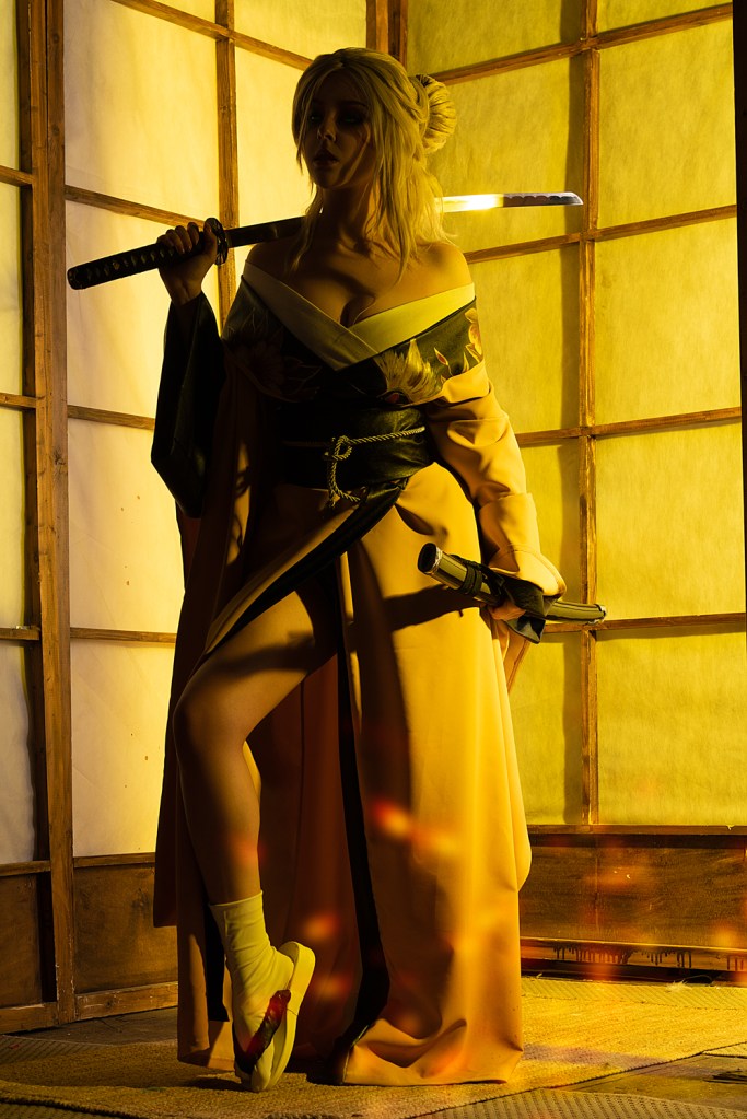 The Witcher 3 - Wild Hunt - Ciri (Kitsune) Cirilla Fiona Elen Riannon Cosplay - cinematic portrait