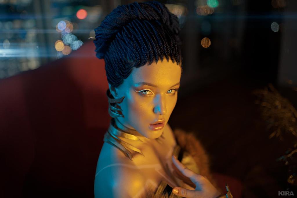 Cyberpunk 2077 - Woman Cosplay - artistic design showcase