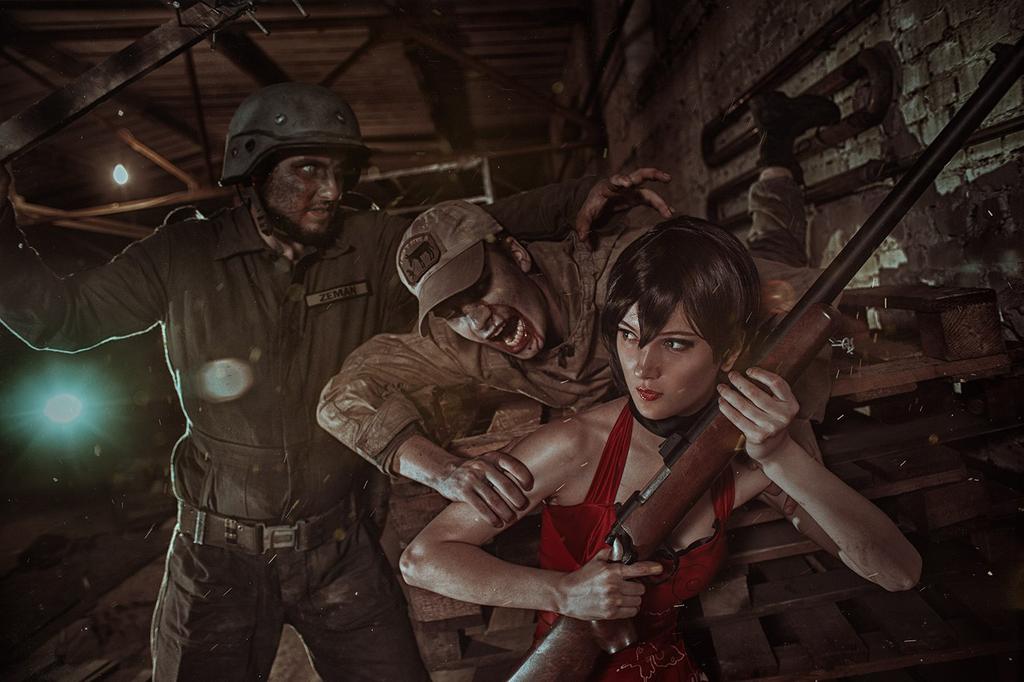 Resident Evil 2 - Remake - Ada Wong Cosplay - expressive portrait Resident Evil 2 - Remake - Ada Wong Cosplay - expressive portrait
