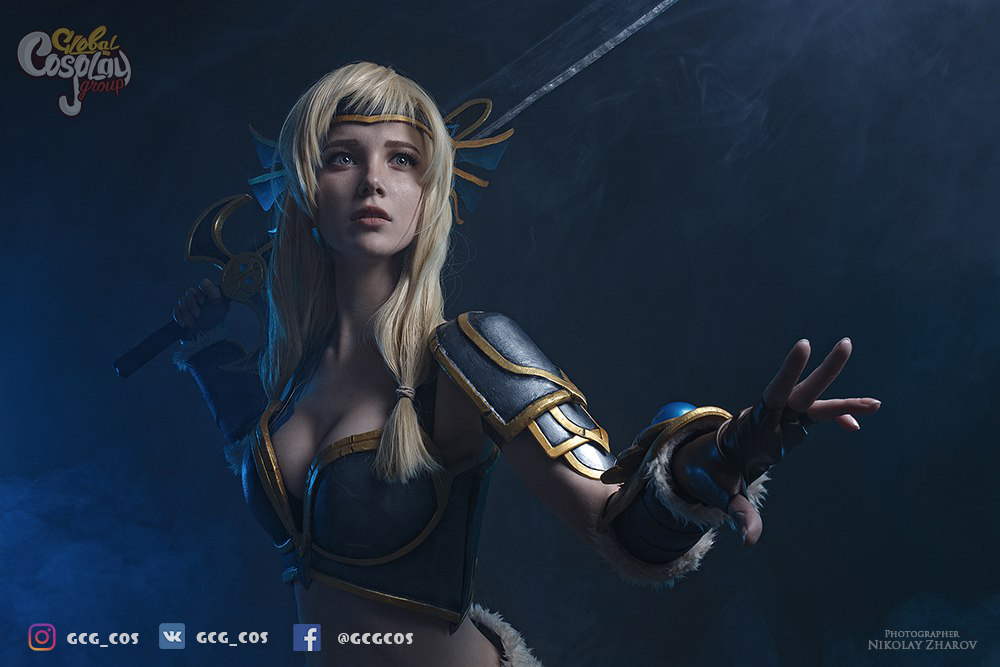 Smite - Freya Cosplay - full body character photo